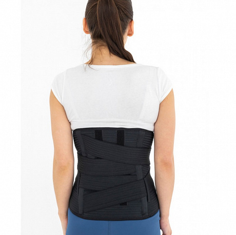 Корсет ортопедический Reh4Mat грудо-пояснично-крестцовый EB-LK-01/TLSO черный. Изображение 3 из 4