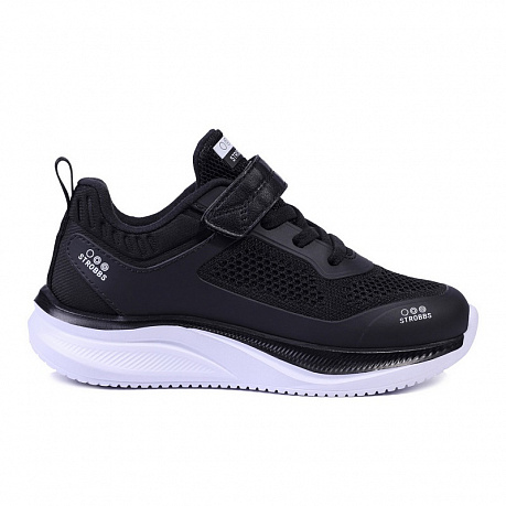 Кроссовки Strobbs для мальчиков N1796-3 черные. Изображение 2 из 3